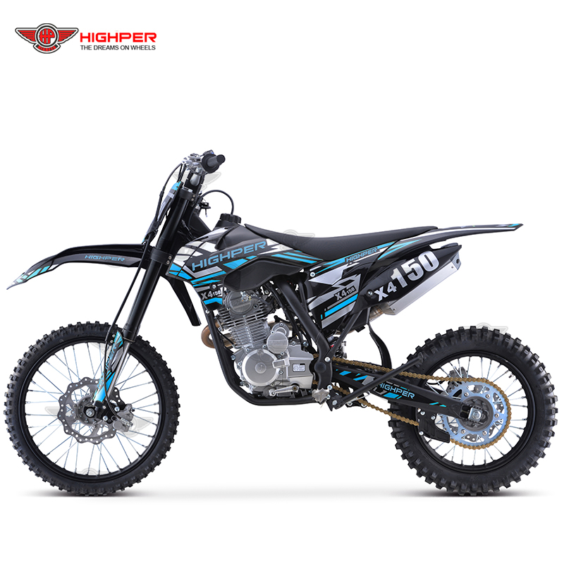 China Adult Dirt Bike 150cc with off Road Tire 19 16 Inch Manufacturer and Exporter Highper